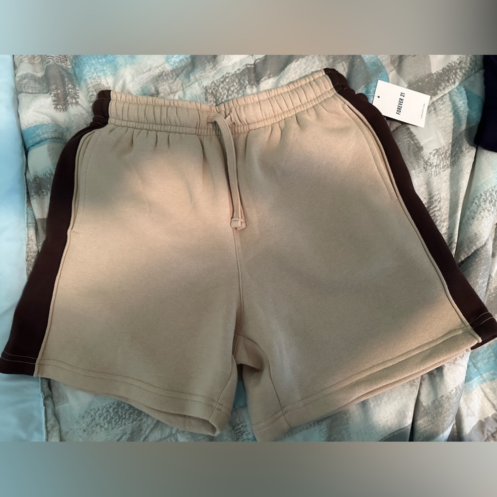 Forever 21 Tan Sweat Shorts